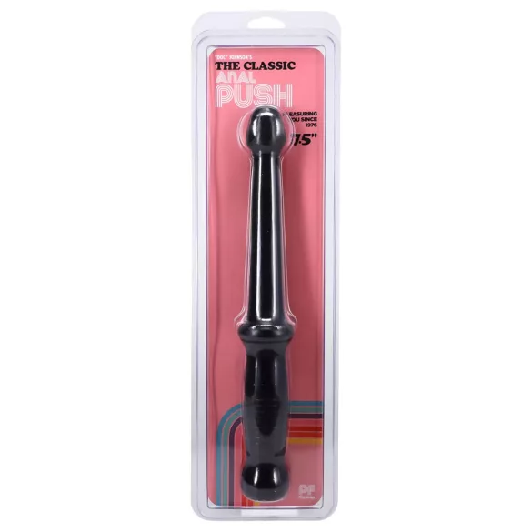 Doc Johnson Anal Push - komfortgrep dildo (svart)