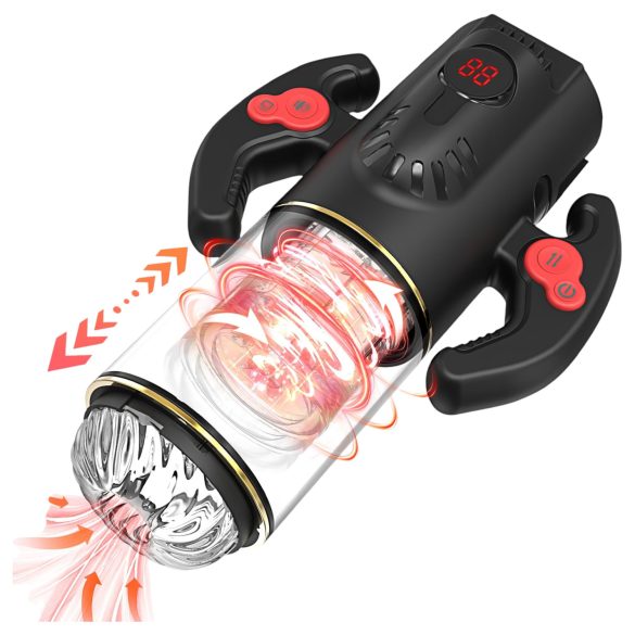 AlvUp - roterende masturbator (svart)