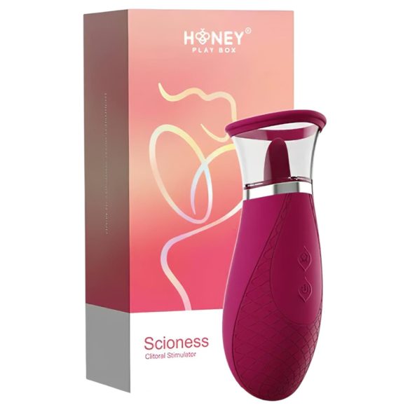 Honey Play Box Scioness - suge- og slikkevibrator for klitoris (rosa)