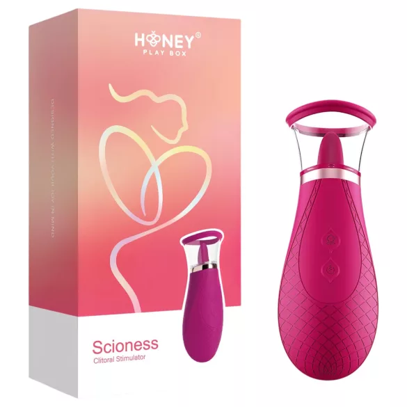Honey Play Box Scioness - suge- og slikkevibrator for klitoris (rosa)