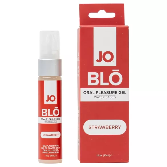 System JO BLO - smaksatt oralgél, jordbær (30 ml)