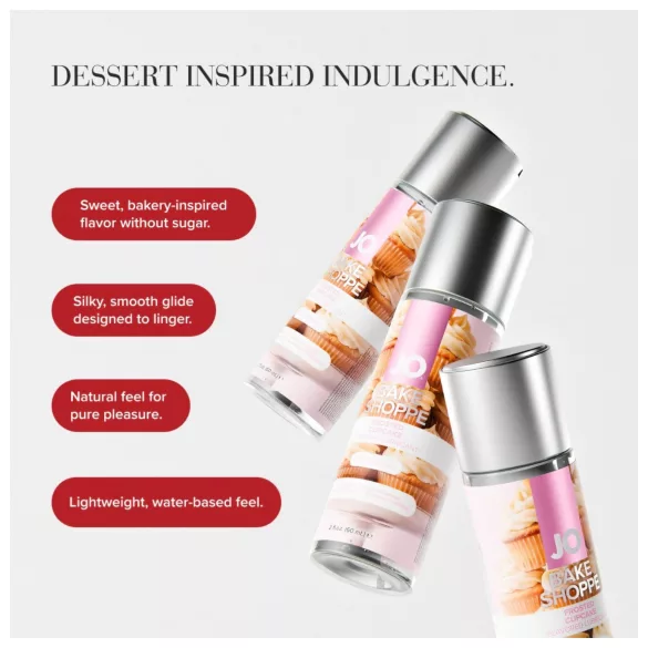 System JO Bake Shoppe - smakssatt glidemiddel, glasert muffins (60 ml)
