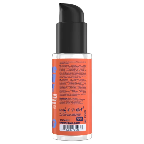 Crushious - glidemedel med varmende effekt (50 ml)
