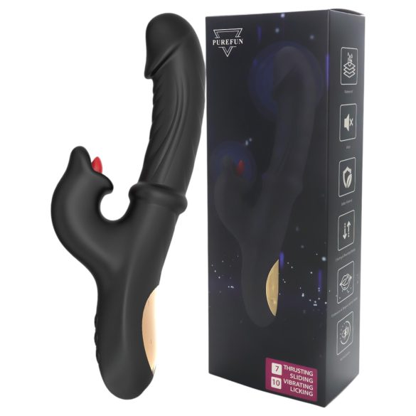 Wilson - kraftig klitorisstimulator med håndtak (svart)