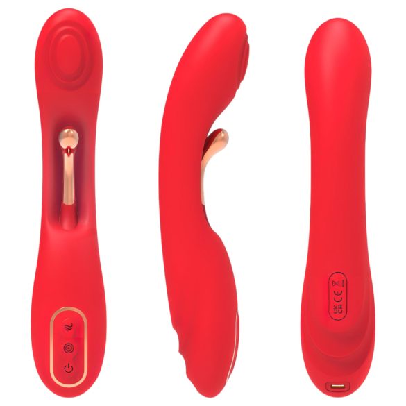 Bestoy - G-punkt-vibrator med tunge (rød)