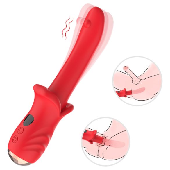 Bestoy - vanntett G-punkt-vibrator (rød)