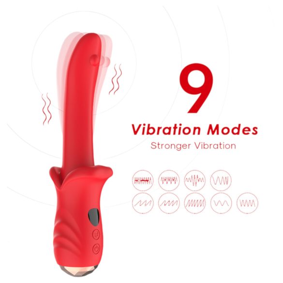 Bestoy - vanntett G-punkt-vibrator (rød)