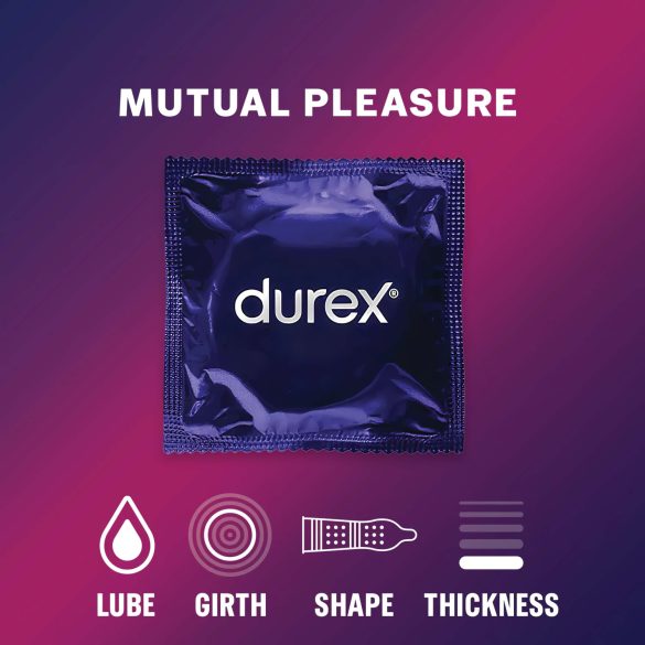Durex Gjensidig Nytelse - kondomer (3 stk)