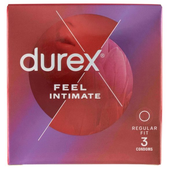 Durex Feel Intimate - tynn kondom (3 stk)