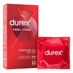 Durex Feel Thin - realistisk følelse kondomer (12 stk)