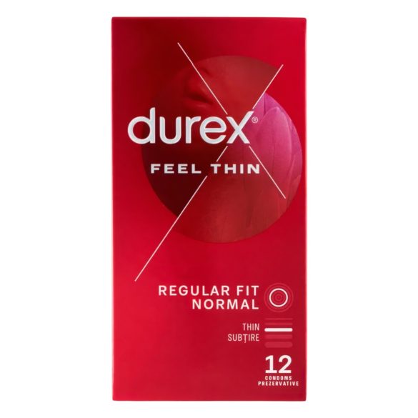 Durex Feel Thin - realistisk følelse kondomer (12 stk)