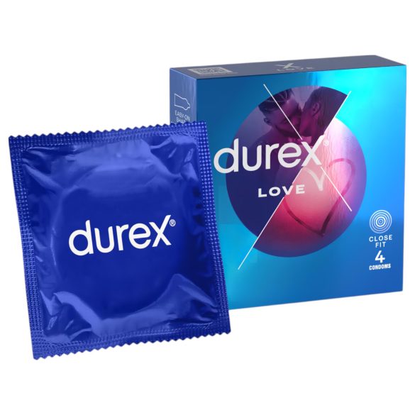 Durex kondom Love - Easy-on kondomer (4 stk)