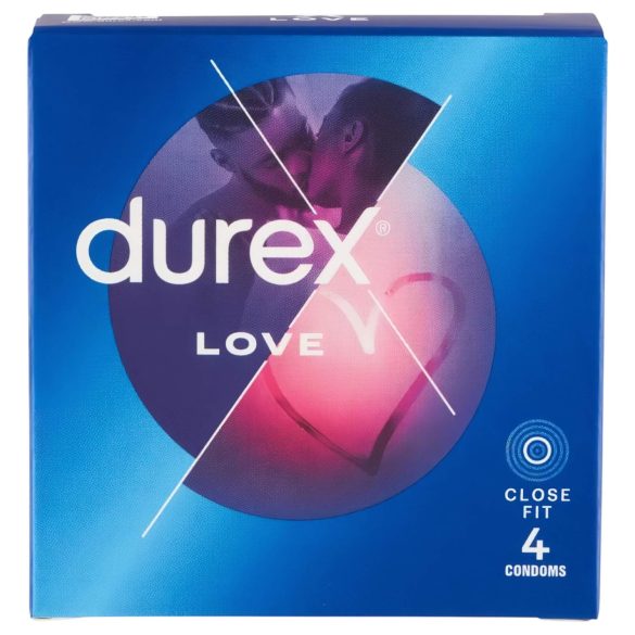 Durex Love - Tettpassende kondom (4 stk)