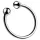 Rustfritt metall penishode-ring - for forsinkelse av ejakulasjon (30 mm)