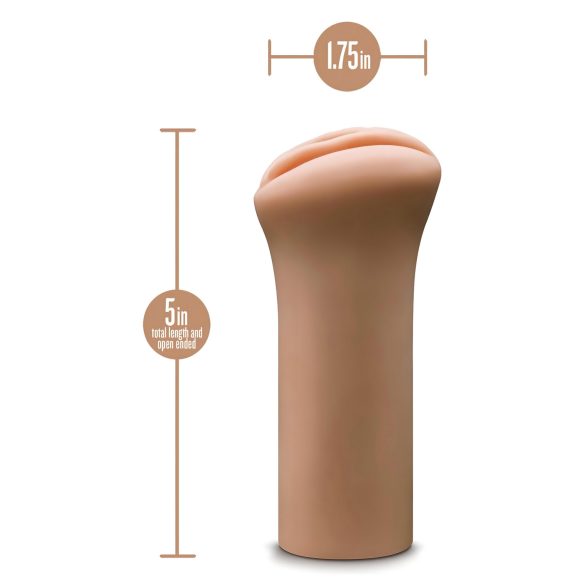 Enlust Molly - kunstig vagina med AI-bilder (mørk naturlig)