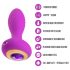 Oh My Gem – Vibrerende analplugg med juvel (lilla)