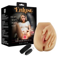   Enlust Selena - vibrasjons­vagina med KI‑bilder (naturlig)