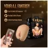 Enlust Camila - vibrasjons­vagina med KI‑bilder (naturfarget)