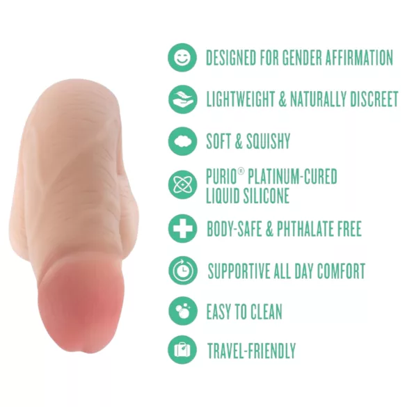 Blush UrSelf Affirm - realistisk dildo (hudfarget) - 13 cm