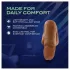 Blush UrSelf Affirm - realistisk dildo (brun) - 13 cm