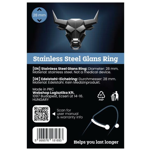 Rustfritt stålkjerringring - forsinket utløsning (28 mm)