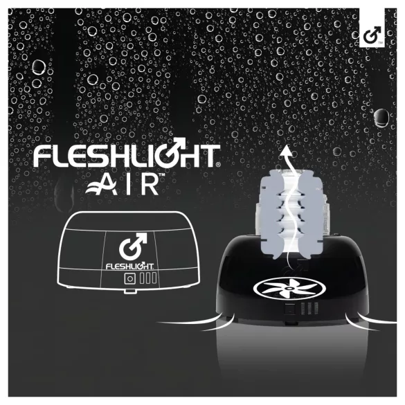 Fleshlight Air - automatisk tørker for masturbator (svart)