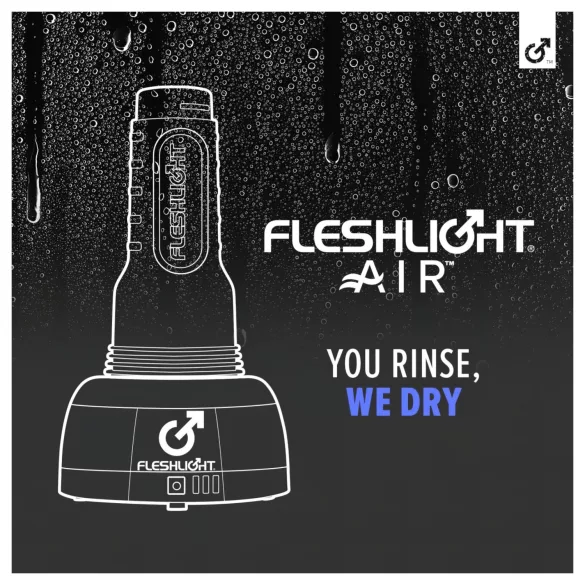 Fleshlight Air - automatisk tørker for masturbator (svart)