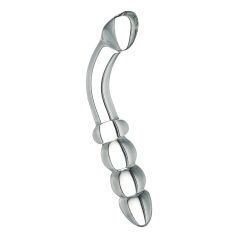 Prisms Hamsa - Dobbeltsidig, gjennomsiktig G-punkt glassdildo   Prisms Hamsa - Dobbeltsidig, gjennomsiktig G-punkt glassdildo