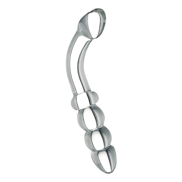 Prisms Hamsa - Dobbeltsidig, gjennomsiktig G-punkt glassdildo
