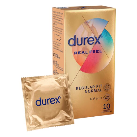 Durex Real Feel - lateksfri kondomer (10 stk)