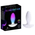 Paradise Illumination - lysende vibrerende analplugg (hvit)