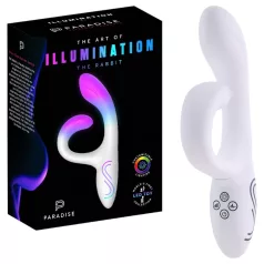   Paradise Illumination - lysende klitorisstimulator med arm (hvit)