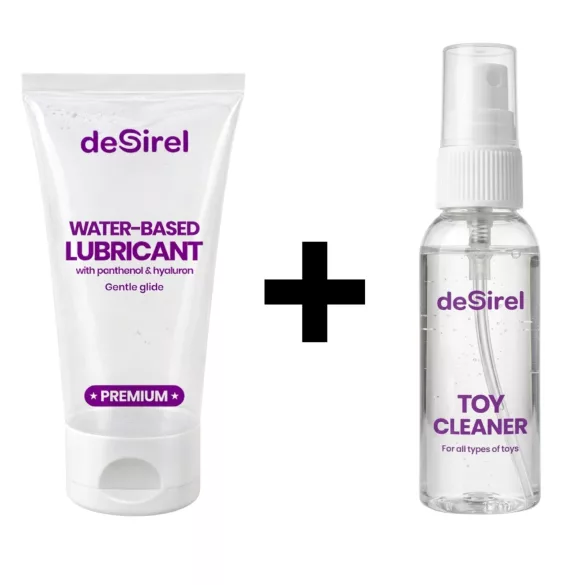 Desirel rengjørings- og glidemiddel (2 × 50 ml)