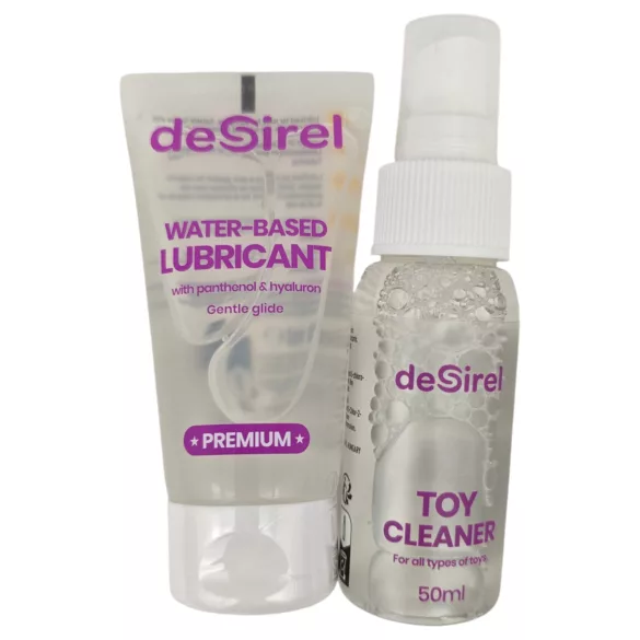 Desirel rengjørings- og glidemiddel (2 × 50 ml)