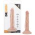 Dr. Skin 5 - realistisk dildo med sugekopp - hudfarget (14,5 cm)
