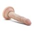 Dr. Skin 5 - realistisk dildo med sugekopp - hudfarget (14,5 cm)