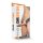 Dr. Skin 6,5 - hul dildo med sele - 15cm (natur)