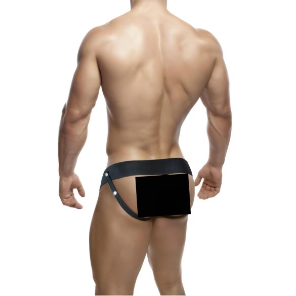 Dr. Skin 6,5 - hul dildo med sele - 15cm (natur)