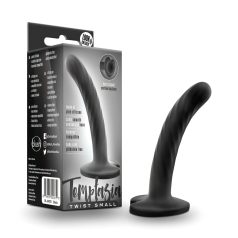 Temptasia Twist Small - sugekoppdildo med vridning (svart) Temptasia Twist Small - sugekoppdildo med vridning (svart)