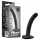Temptasia Twist Small - dildo med sugekopp, vridd design (svart)