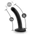 Temptasia Twist Small - dildo med sugekopp, vridd design (svart)