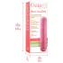 Gaia Eco M - miljøvennlig stavvibrator (korall) - medium