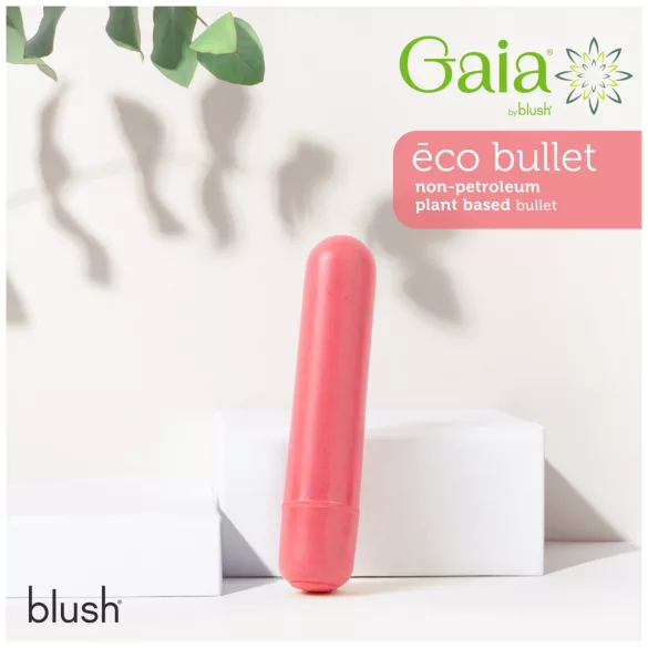 Gaia Eco M - miljøvennlig stavvibrator (korall) - medium