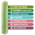 Gaia Eco M - Miljøvennlig stavvibrator (grønn) - medium