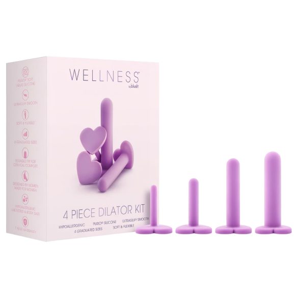 Blush Wellness - sett med vaginale dilatorer (lilla)