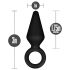 Anal Eventyr Platinum S - analplugg (svart) - liten