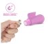 Blush Gaia - stimulerende fingertuppvibrator (lilla)