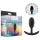 Anal Eventyr Platinum M - analplugg - svart (medium)