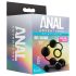 Anal Adventures L - Perle-analdildo (svart)