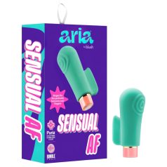 Blush Aria - stimulerende finger-vibrator (grønn) Blush Aria - stimulerende finger-vibrator (grønn)